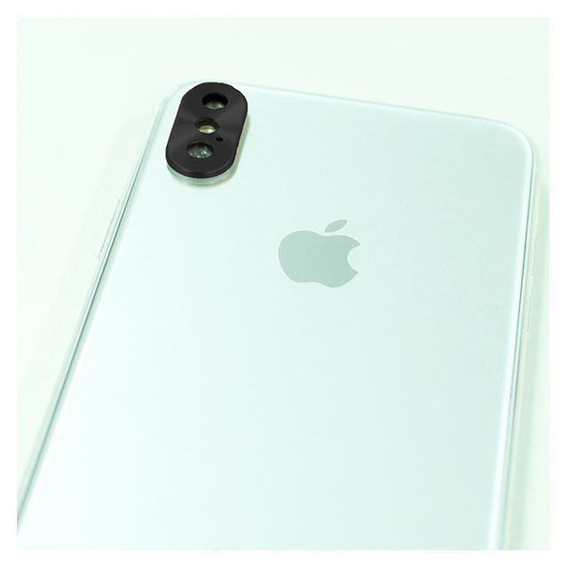 【iPhoneX】背面カメラレンズ保護キャップ レンズガードプロテクター (ブラック)goods_nameサブ画像