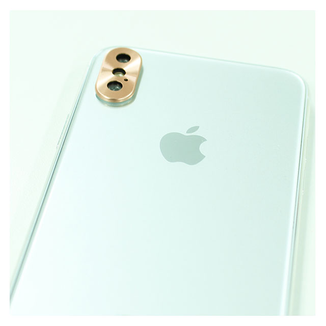 【iPhoneX】背面カメラレンズ保護キャップ レンズガードプロテクター (ゴールド)サブ画像