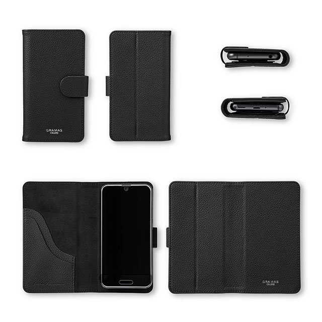 【マルチ スマホケース】”EveryCa2” Multi PU Leather Case for Smartphone M (Black)goods_nameサブ画像