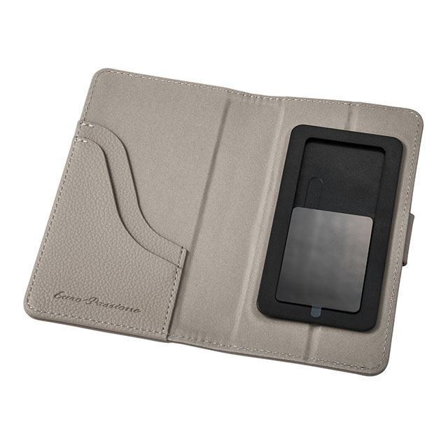 【マルチ スマホケース】”EveryCa2” Multi PU Leather Case for Smartphone M (Gray)サブ画像