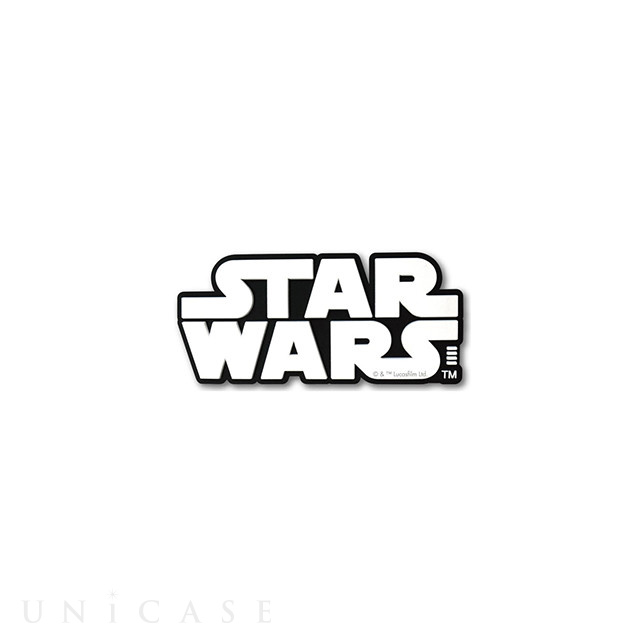 STAR WARS PVC 3Dキャラクターステッカー (ロゴ ホワイト)