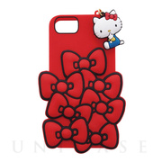 【iPhoneSE(第2世代)/8/7/6s/6 ケース】SANRIO/SILICONE RIBBON iPhone CASE (レッド)