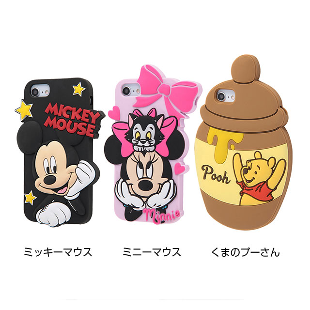 【iPhoneSE(第3/2世代)/8/7/6s/6 ケース】ディズニーキャラクター/シリコンダイカット (ミッキーマウス)サブ画像