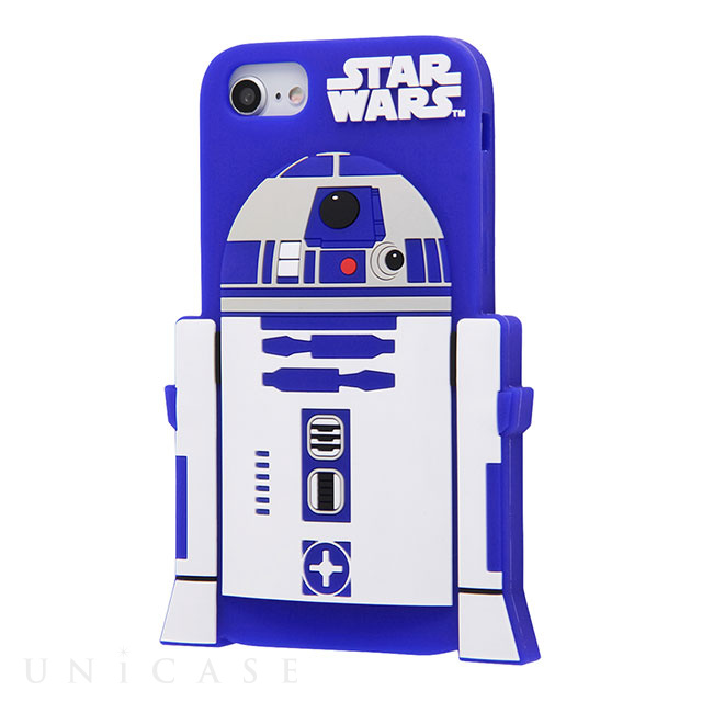 【iPhone8/7/6s/6 ケース】「スター・ウォーズ」/シリコンケース ダイカット (R2-D2)