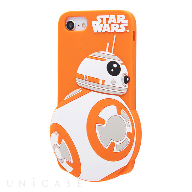 【iPhone8/7/6s/6 ケース】「スター・ウォーズ」/シリコンケース ダイカット (BB-8)