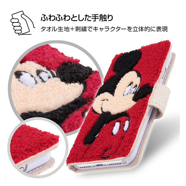 【iPhoneSE(第3/2世代)/8/7/6s/6 ケース】ディズニーキャラクター/サガラ刺繍 手帳型ケース (ミッキーマウス)goods_nameサブ画像