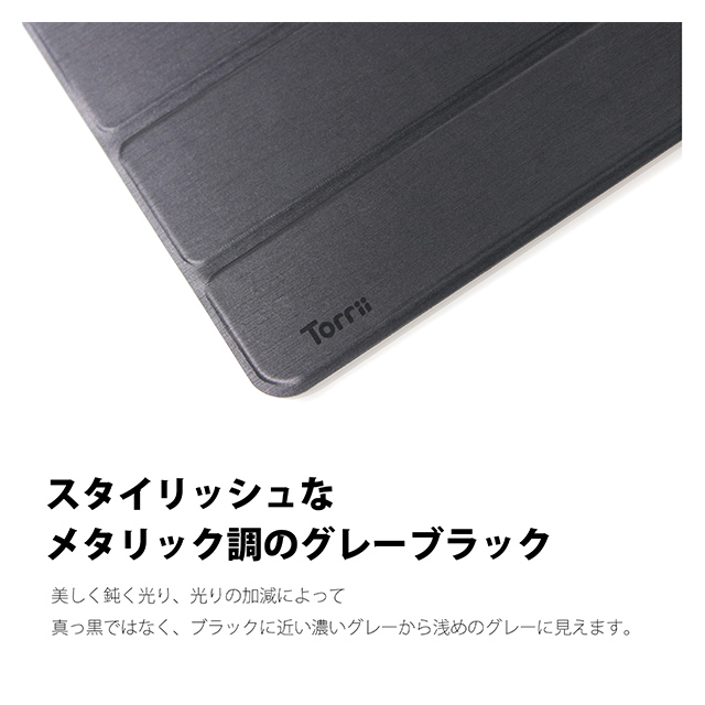 【iPad(9.7inch)(第5世代/第6世代) ケース】TORRIO (Black)サブ画像