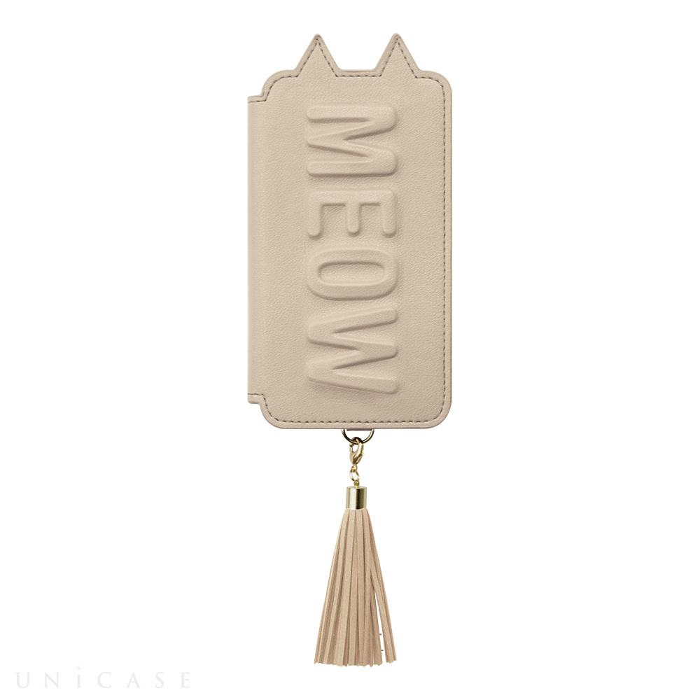 【iPhoneXR ケース】Tassel Tail Cat for iPhoneXR (Beige)