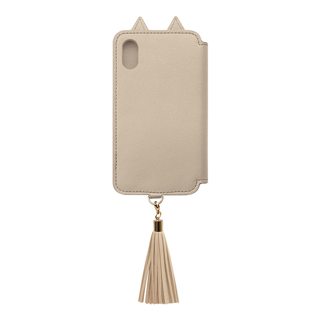 【iPhoneXR ケース】Tassel Tail Cat for iPhoneXR (Beige)サブ画像