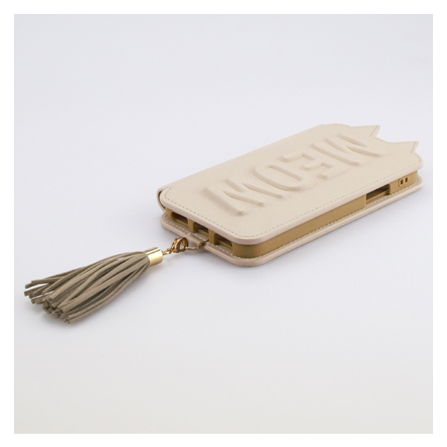 【iPhoneXR ケース】Tassel Tail Cat for iPhoneXR (Beige)サブ画像