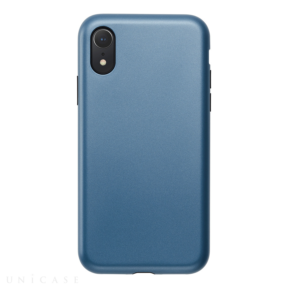 【iPhoneXR ケース】Smooth Touch Hybrid Case for iPhoneXR (Azure Blue)