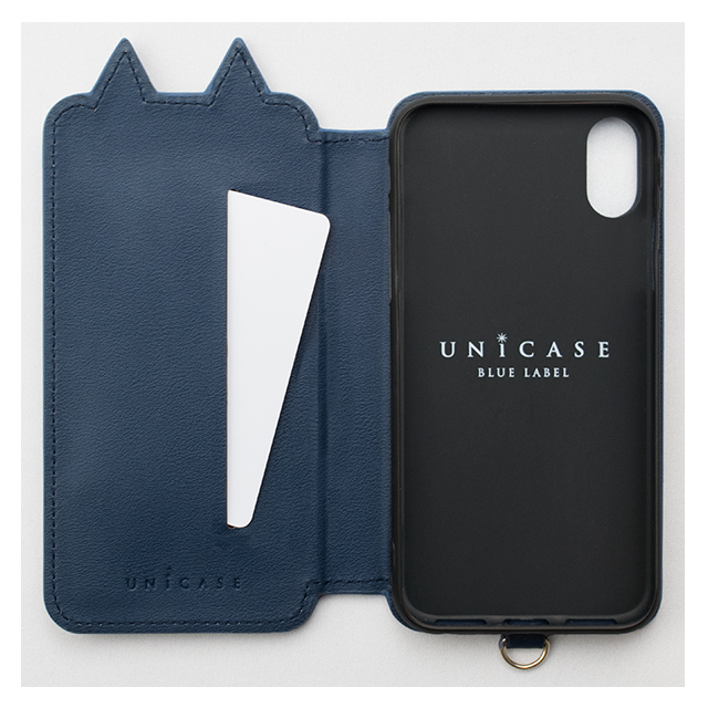 【iPhoneXS/X ケース】Tassel Tail Cat for iPhoneXS/X (Navy)goods_nameサブ画像