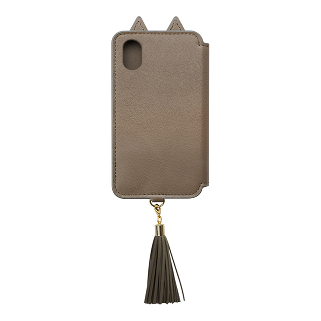 【iPhoneXS/X ケース】Tassel Tail Cat for iPhoneXS/X (Gray)goods_nameサブ画像