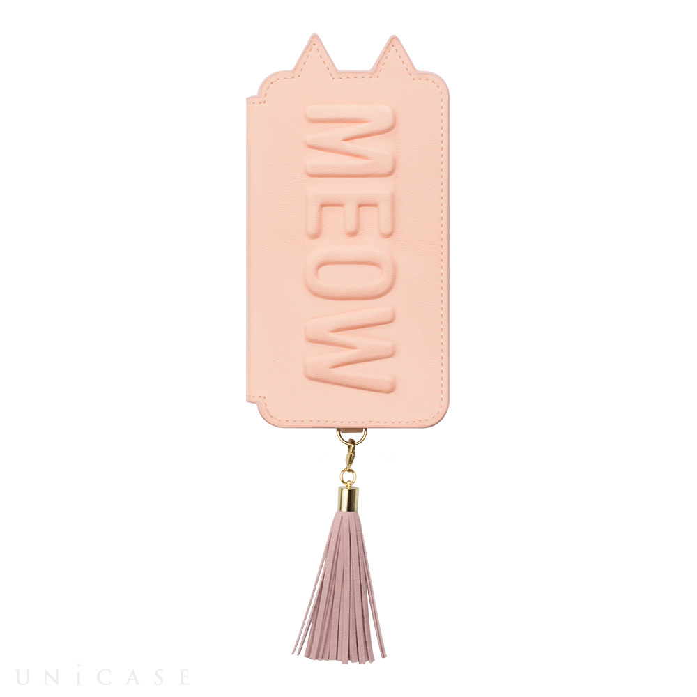 【iPhoneXS/X ケース】Tassel Tail Cat for iPhoneXS/X (Pink)