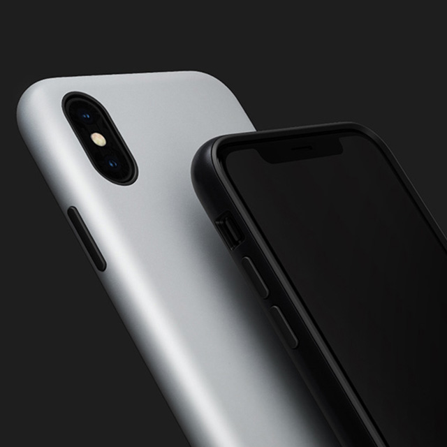 【iPhoneXS/X ケース】Smooth Touch Hybrid Case for iPhoneXS/X (Iron Black)サブ画像
