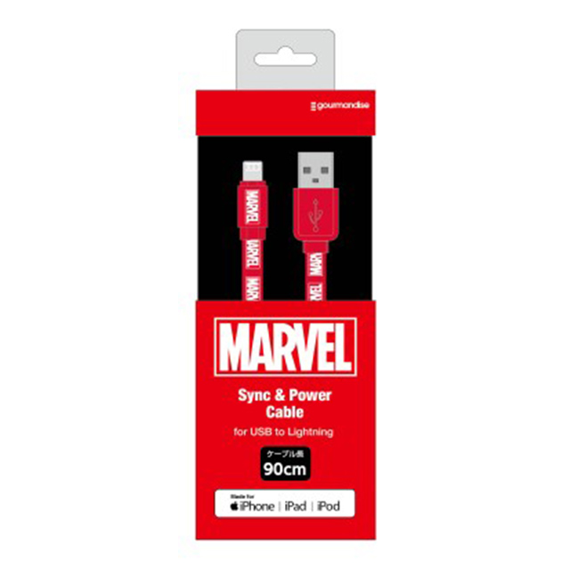 MARVEL Lightning対応 同期＆充電ケーブル (ロゴ)goods_nameサブ画像