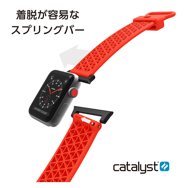 【Apple Watch バンド 40/38mm】Catalyst スポーツバンド (スペースグレー) for Apple Watch Series4/3/2/1サブ画像