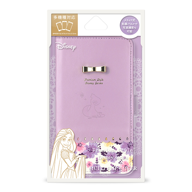 【マルチ スマホケース】Disney series マルチフリップカバー パステルリボン (ラプンツェル)goods_nameサブ画像