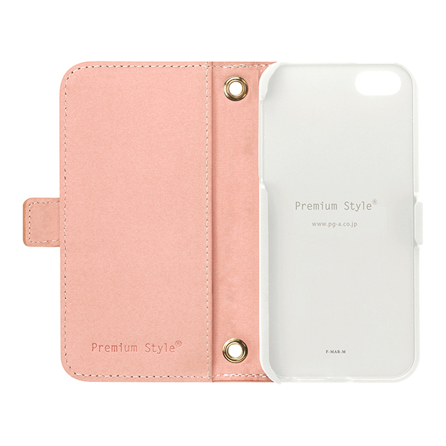 【iPhoneSE(第1世代)/5s/5 ケース】ダブルフリップカバー レター型ポケット (ピンク)goods_nameサブ画像