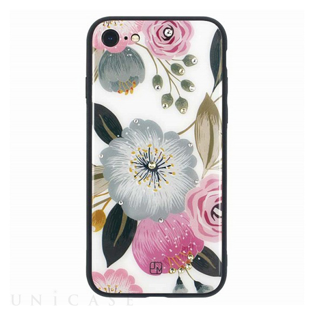 【iPhoneSE(第3/2世代)/8/7 ケース】GLASS DESIGN CASE (Ranunculus)