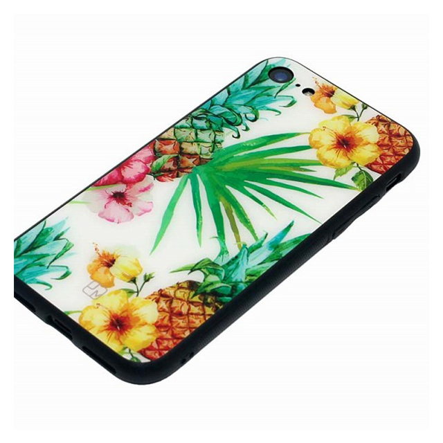 【iPhoneSE(第3/2世代)/8/7 ケース】GLASS DESIGN CASE (Pineapple)goods_nameサブ画像