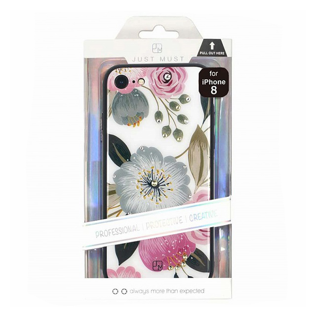 【iPhoneSE(第3/2世代)/8/7 ケース】GLASS DESIGN CASE (Ranunculus)goods_nameサブ画像