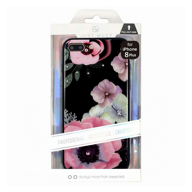 【iPhone8 Plus/7 Plus ケース】GLASS DESIGN CASE (Anemone)goods_nameサブ画像