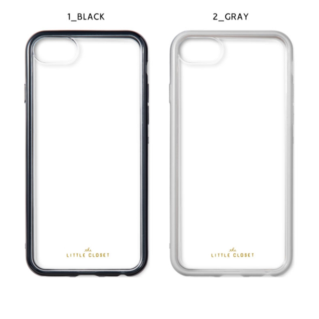 【iPhoneSE(第3/2世代)/8/7/6s/6 ケース】LITTLE CLOSET iPhone case (GRAY)goods_nameサブ画像