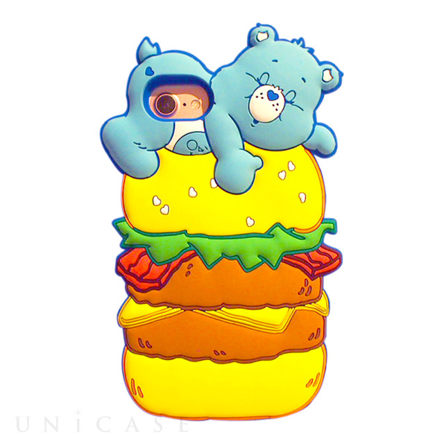 【iPhone8/7/6s/6 ケース】Care Bears シリコンケース (BURGER)