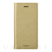 【iPhone8/7/6s/6 ケース】”Quadrifoglio” Book PU Leather Case (Champagne Gold)