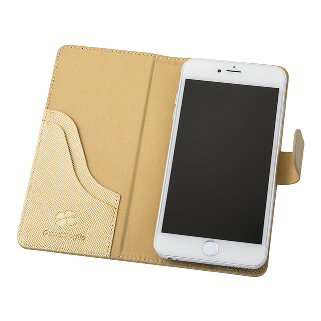 【マルチ スマホケース】”Quadrifoglio” Multi PU Leather Case for Smartphone (Champagne Gold)サブ画像