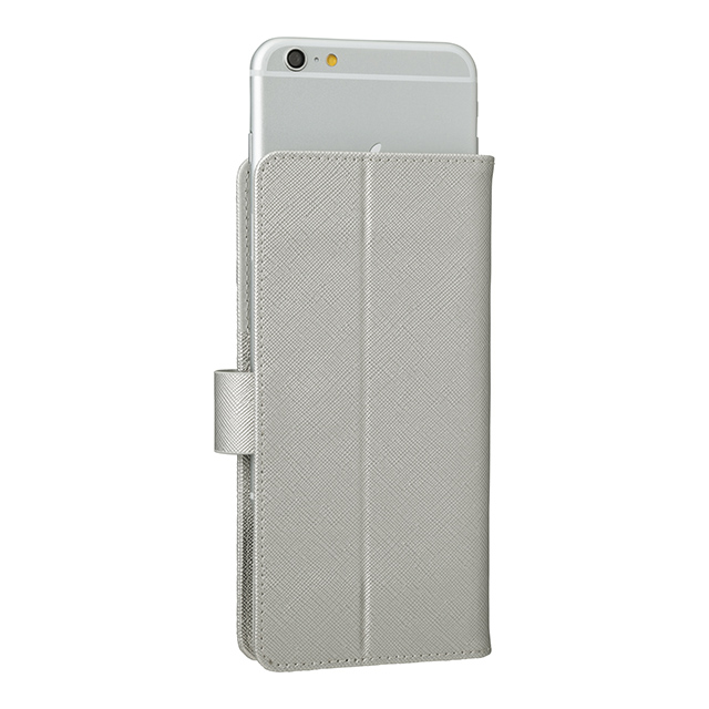 【マルチ スマホケース】”Quadrifoglio” Multi PU Leather Case for Smartphone (Platinum Silver)goods_nameサブ画像