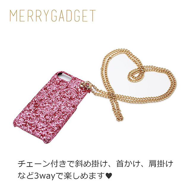 【iPhoneXS/X ケース】GLITTER CHAIN CASE (Multi)サブ画像