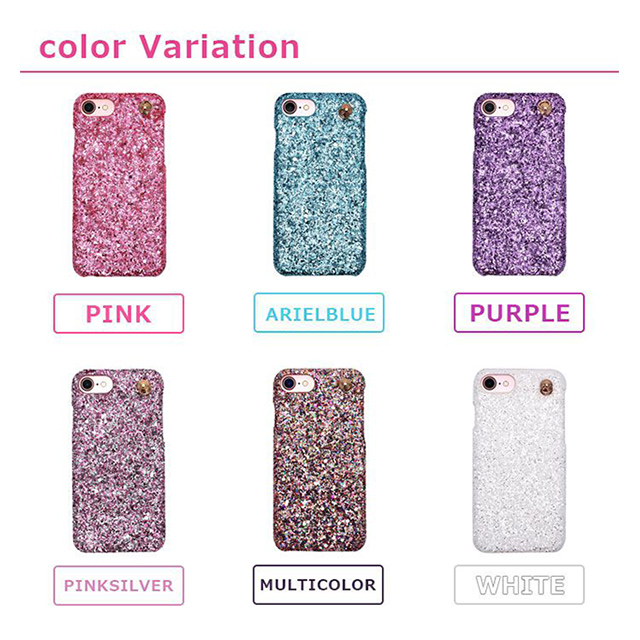 【iPhoneXS/X ケース】GLITTER CHAIN CASE (Pink)サブ画像