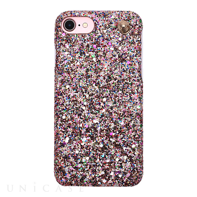 【iPhone8/7/6s/6 ケース】GLITTER CHAIN CASE (Multi)