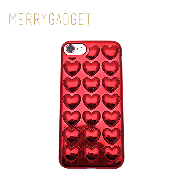 【iPhone8/7/6s/6 ケース】HOLIC CASE Metallic Heart (Red)goods_nameサブ画像