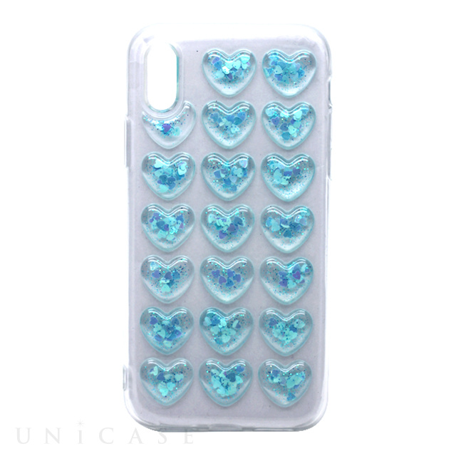 【iPhoneXS/X ケース】HOLIC CASE Heart (Blue)