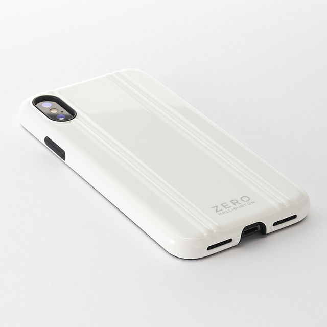 【iPhoneXS ケース】ZERO HALLIBURTON Hybrid Shockproof case for iPhoneXS (White)サブ画像