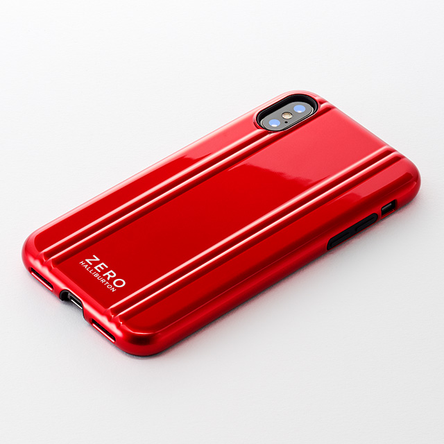 【iPhoneXS ケース】ZERO HALLIBURTON Hybrid Shockproof case for iPhoneXS (Red)goods_nameサブ画像