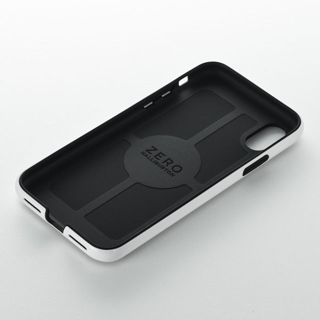 【iPhoneXS ケース】ZERO HALLIBURTON Hybrid Shockproof case for iPhoneXS (Silver)goods_nameサブ画像