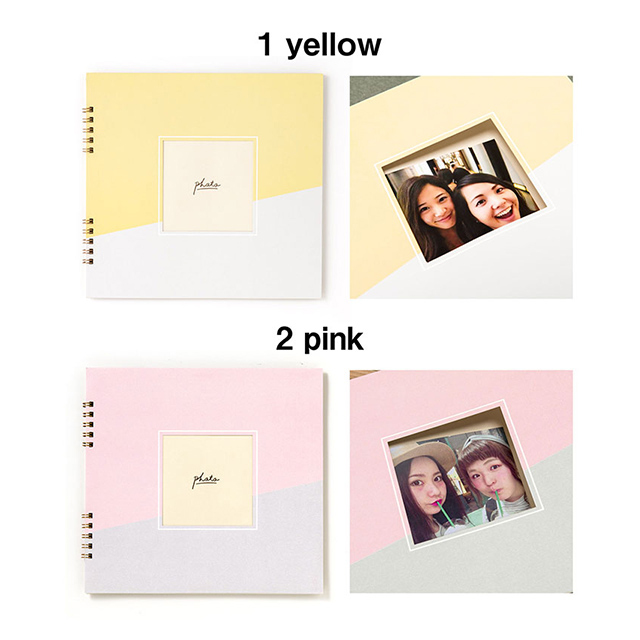 ましかくプリントアルバム ALBUM PHOTOGENIC S (yellow)goods_nameサブ画像