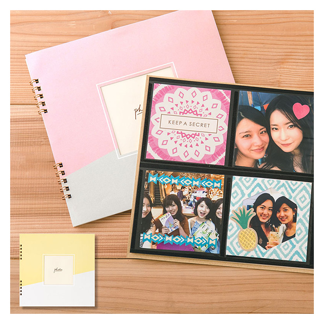 ましかくプリントアルバム ALBUM PHOTOGENIC S (yellow)goods_nameサブ画像