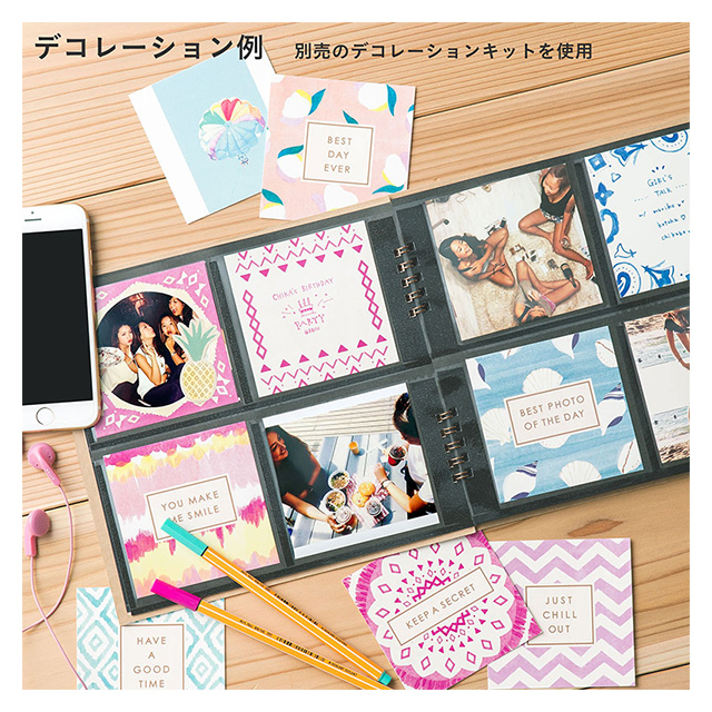 ましかくプリントアルバム ALBUM PHOTOGENIC S (yellow)goods_nameサブ画像