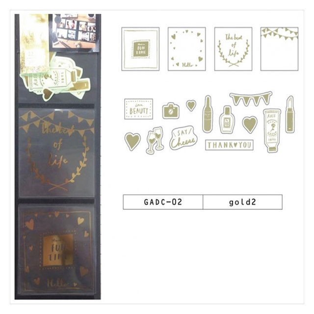 ましかくプリント デコレーションキット PHOTOGENIC DECO CLEAR (gold2)goods_nameサブ画像