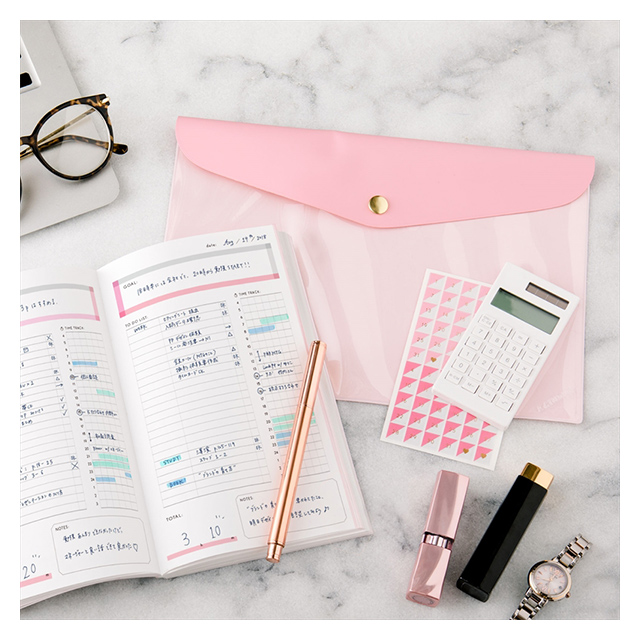 STUDY PLANNER フラットケース (PINK)goods_nameサブ画像