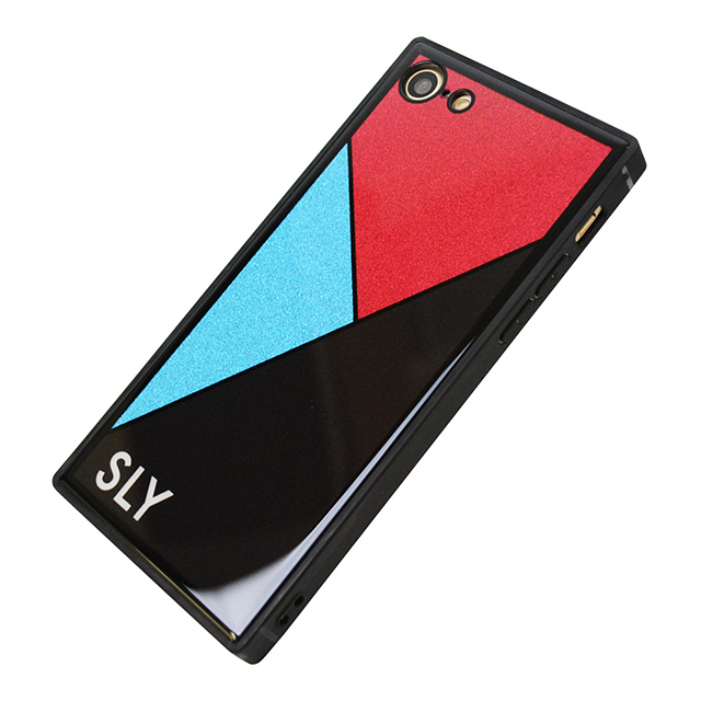 【iPhoneSE(第3/2世代)/8/7 ケース】SLY ラメ背面ガラスケース (BLACK)goods_nameサブ画像