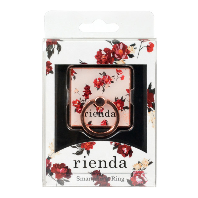 rienda スマホリング (レッドフラワー)goods_nameサブ画像