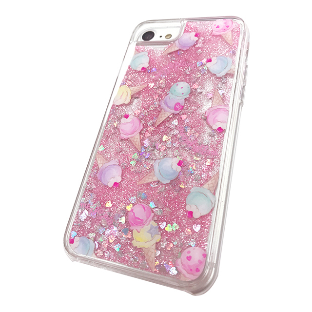 【iPhoneSE(第3/2世代)/8/7/6s/6 ケース】mezzo piano グリッターケース (アイス)goods_nameサブ画像