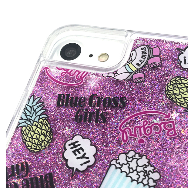 【iPhoneSE(第3/2世代)/8/7/6s/6 ケース】BLUE CROSS グリッターケース (フラッペ)goods_nameサブ画像