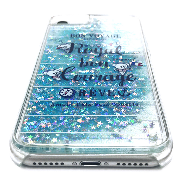 【iPhoneSE(第3/2世代)/8/7/6s/6 ケース】pom ponette グリッターケース (マリン)goods_nameサブ画像